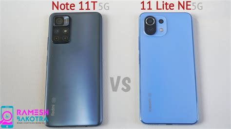 Redmi Note T G Vs Xiaomi Lite Ne G Speedtest And Camera