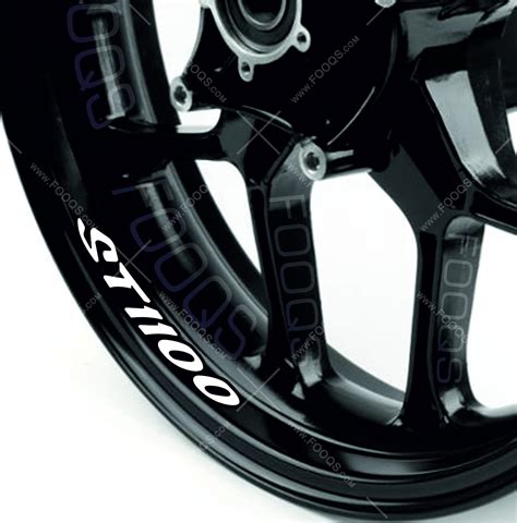 Honda St 1100 White Wheel Rim Motorcycle Decals Fooqs