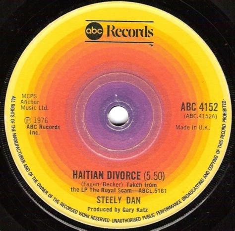 Steely Dan Haitian Divorce At Discogs Haitian Divorce Broadcast