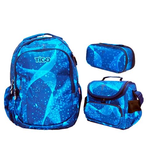 Set De Mochilas De Brazo Tigo Azul Mochilas Escolares