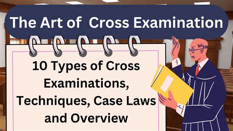 10 Types Of Cross Examinations Techniques Case Laws And Overview Legal Referencer