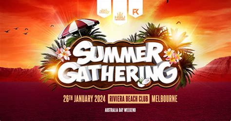 Summer Gathering At Riviera Beach Club Melbourne