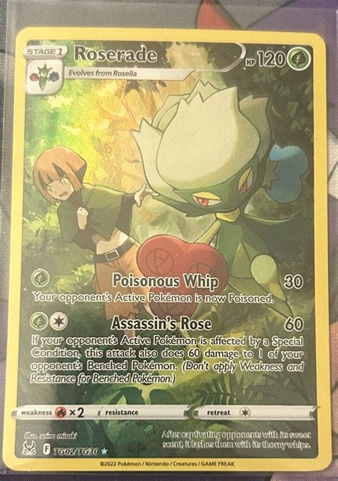 Pok Mon Tcg Roserade Lost Origin Trainer Gallery Tg Tg Holo Ultra