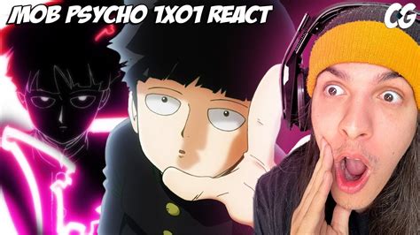 Assistindo Mob Psycho Pela Primeira Vez React Mob Psycho Ep