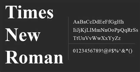 +10 Times New Roman Fonts FREE - Fontspace.io