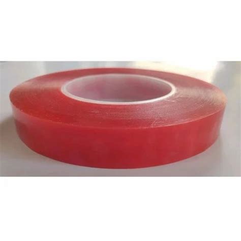 Double Sided Red Liner Polyester Tape At Rs Roll Double Sided