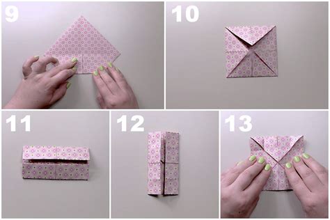 Origami Masu Box Gem Lid Step By Step Instructions Paper Kawaii