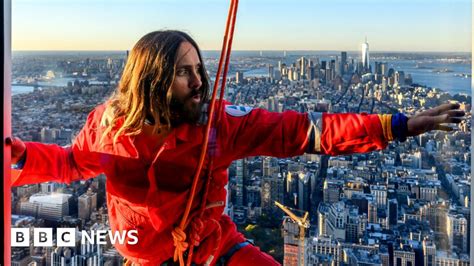 Jared Leto Climbs Empire State Building