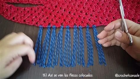 C Mo Hacer Flecos De Lana O Hilo Y Aplicarlos Crochet Con Sole