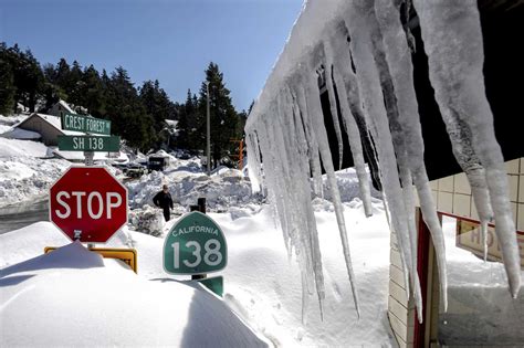 Pleas For Help Daring Rescues After Snowstorm Shocks California