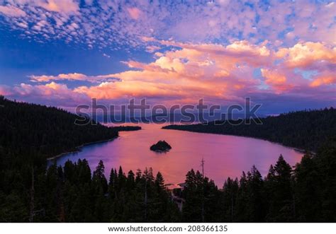 Emerald Bay Sunset Lake Tahoe Stock Photo 208366135 Shutterstock