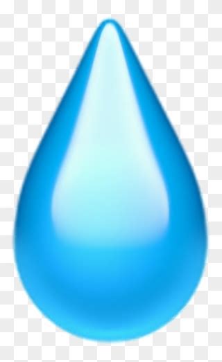 Png Freeuse Teardropemoji Emoji Tear Drop - Iphone Water Drop Emoji Clipart (#976996) - PinClipart