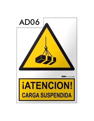 Señal de carga suspendida