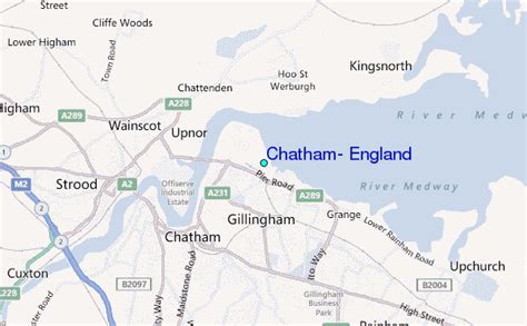 Chatham, England Tide Station Location Guide