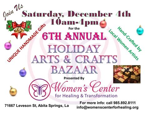 6th Annual Holiday Arts & Crafts Bazaar