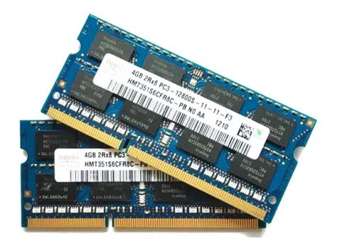 Memoria Ram 4gb Ddr3 Hynix Pc3 12800s 1600mhz Sodimm Laptop Envío Gratis