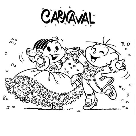 Desenho de Carnaval: 20 imagens para colorir e se divertir