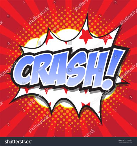 Crash Wording Sound Effect Set Design Stock Vector (Royalty Free ...