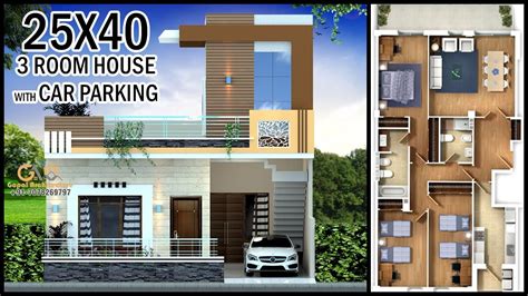 X Bhk D House Design With Layout Plan X Latest