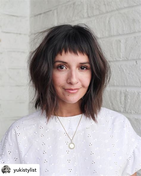 21 Baby Bangs Hairstyles That Will Make You Grab Your Scissors Bob