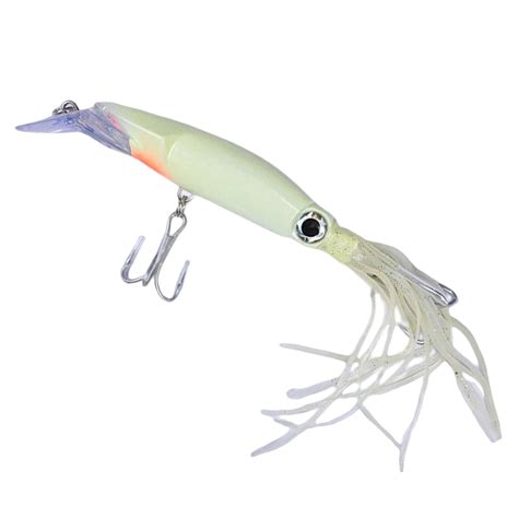 Luminous Squid Skirt Trolling 8 6in Artificial Fish Swimming Lure