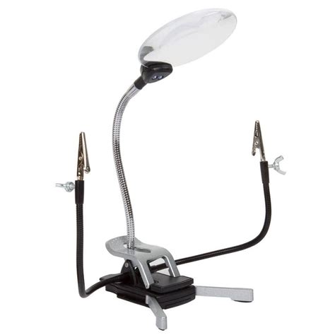 Stalwart In Led Desktop Magnifier Lamp With X Bifocal Lens