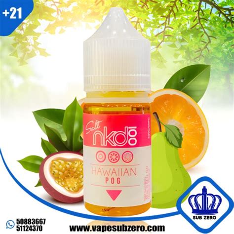 Naked Hawaiian Pog Salt Nicotine Ml Vape Subzero