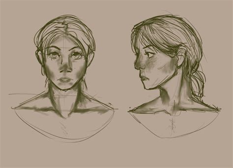 Human Face Study Practice By Redmok On Deviantart