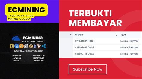 GRATIS TANPA DEPOSIT TERBUKTI MEMBAYAR ECMINING CRYPTO MINING CLOUD