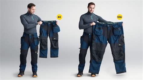 Size Guide For Workwear Snickers Workwear