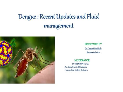 Dengue Ppt Update Pptx For Pediatric Resident Ppt