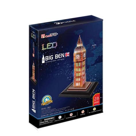 Puzzle D Cu Leduri Cubic Fun Piese Turnul Eiffel Produse