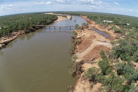 Landed Fitzroy Crossing Bridge in the Kimberley region of Western ...