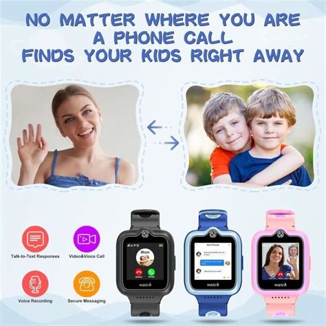 Montre Connectée Enfant Gps 4G 360 Rotation Montre Connectée Pour