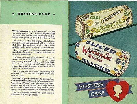 Vintage Ad Booklet The Wonder Book Wonder Bread Etsy