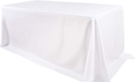 Amazon Gefeii White Rectangle Tablecloth X Inch Solid