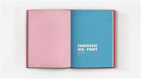 Fantastic Mr Font Futura Type Specimen Book Behance