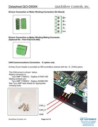 Quicksilver Controls Qci Ds Qci D Mg Pdf