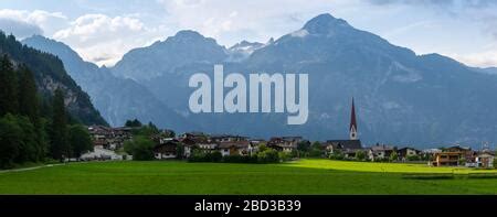 Mayrhofen, Zillertal Valley, Tirol Tyrol region, Austria in Summer ...