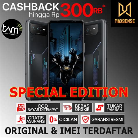 Jual Tam Asus Rog Phone 6 18 512gb Pro 12 256gb Batman 8 256gb Garansi