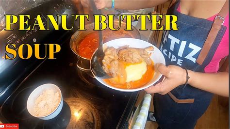 Peanut Butter Soup Served With Fufu Ghanaian Cuisine YouTube