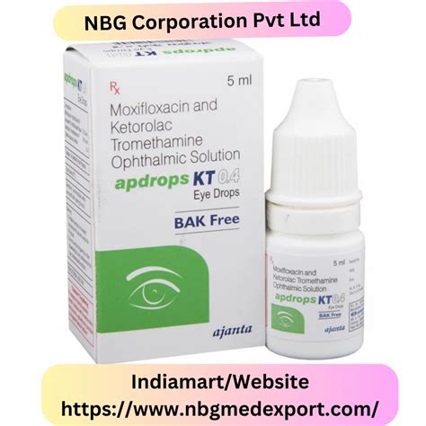 Moxifloxacin And Ketorolac Tromethamine Ophthalmic Solution 5ml At Rs 175 Bottle In Nagpur