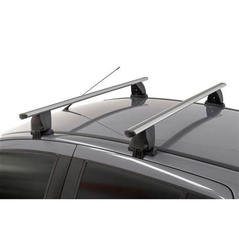 Dacia Sandero II 2013 2021 Roof Rack Cross Bars Menabo Delta Silver