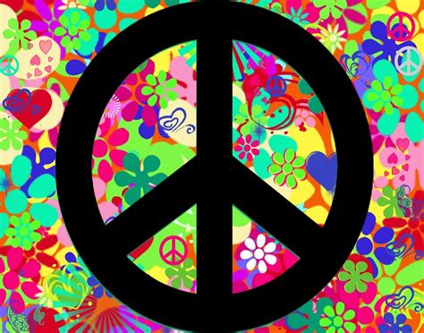 Colorful Peace Sign Backgrounds - Wallpaper Cave