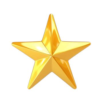 D Yellow Star Vector Star Yellow Yellow Star Png And Vector With