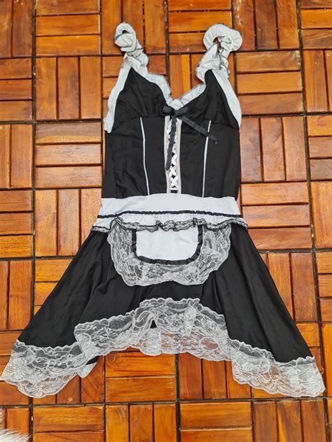 Lingerie Kostum Cosplay Sexy Maid Pelayan Butler Murah Fesyen Wanita