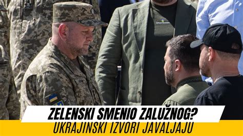 Ukrajinski izvori Zelenski smenio Zaluznog i još dvojicu generala