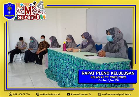 Sidang Pleno Kelulusan Kelas Xii Tahun Ajaran Smk Farmasi