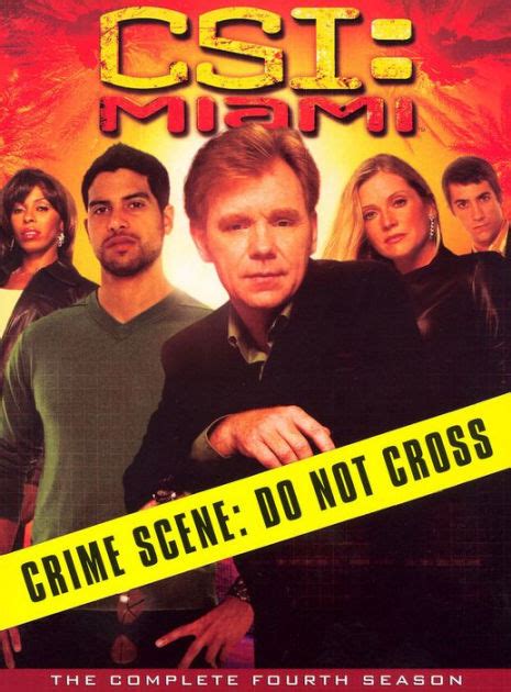 CSI Miami The Complete Fourth Season 7 Discs By David Caruso DVD