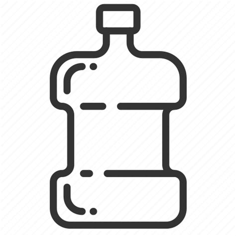 Bottle Liter Litre Measurement Metric Unit Volume Icon Download